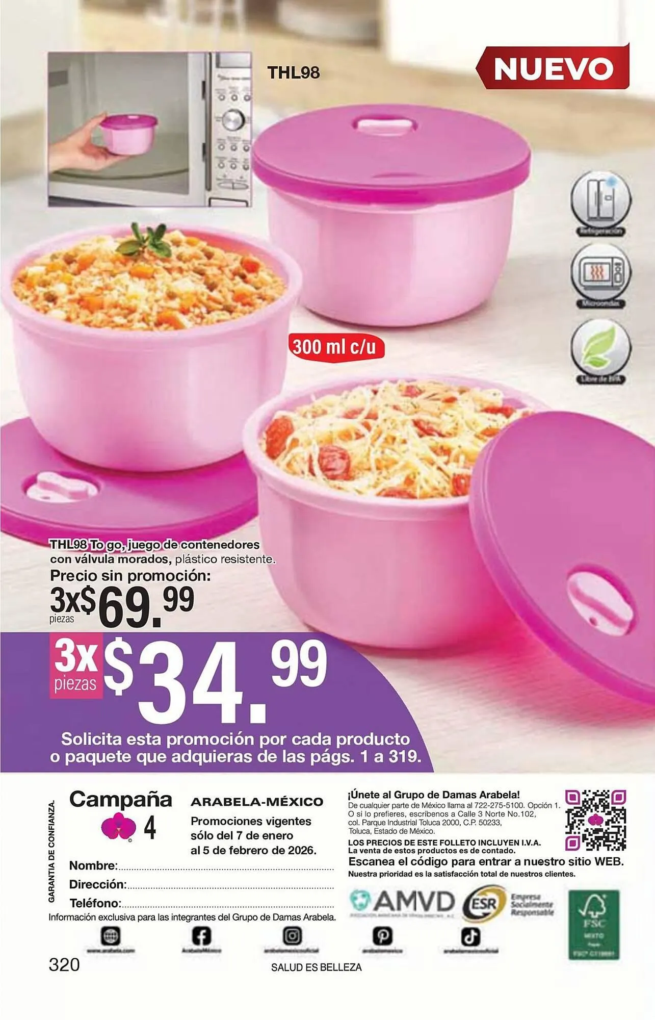 Catálogo de Catálogo Arabela 15 de enero al 5 de febrero 2026 - Pagina 288