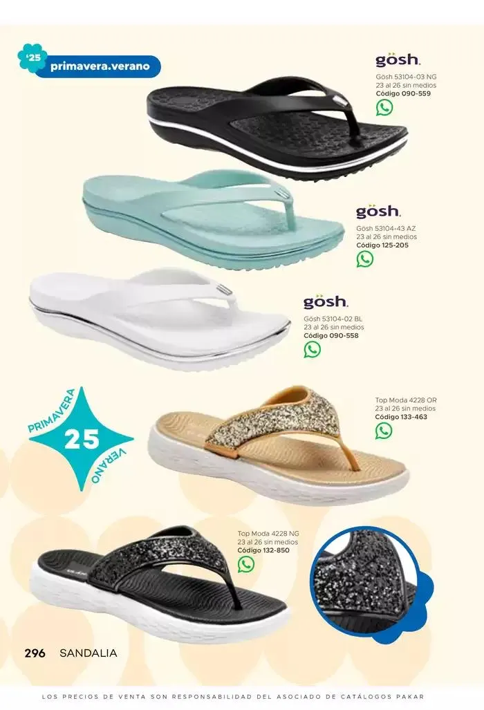 Catálogo de Pakar Sandalia 31 de enero al 31 de mayo 2025 - Pagina 296