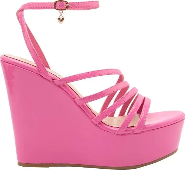 sandalia plataforma tiras