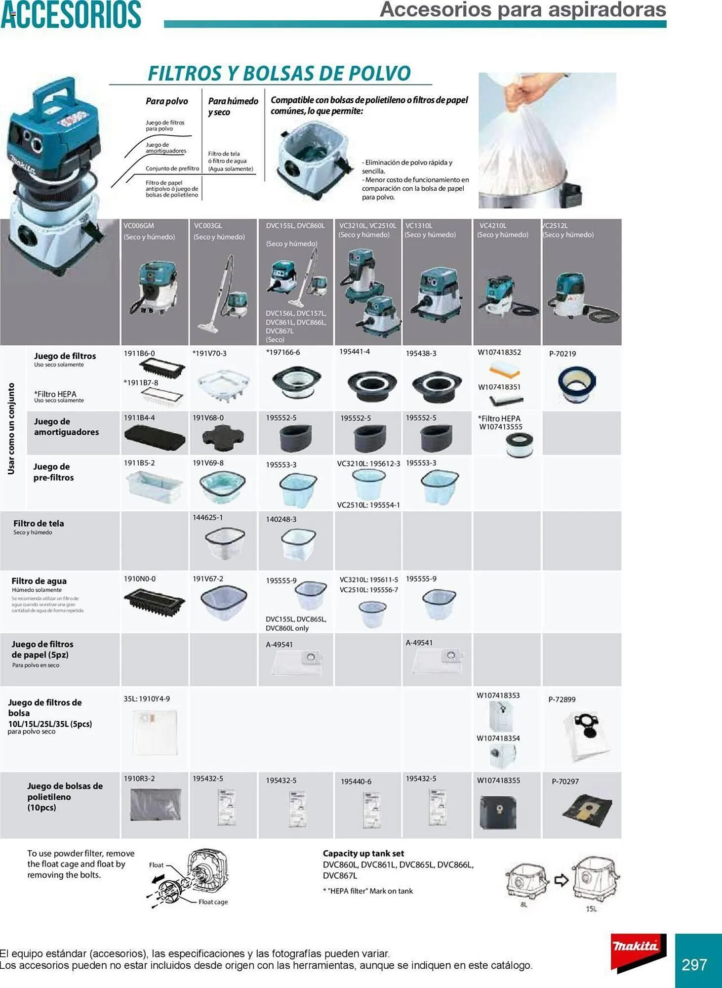 Catálogo de Catálogo Makita 8 de julio al 31 de diciembre 2025 - Pagina 297