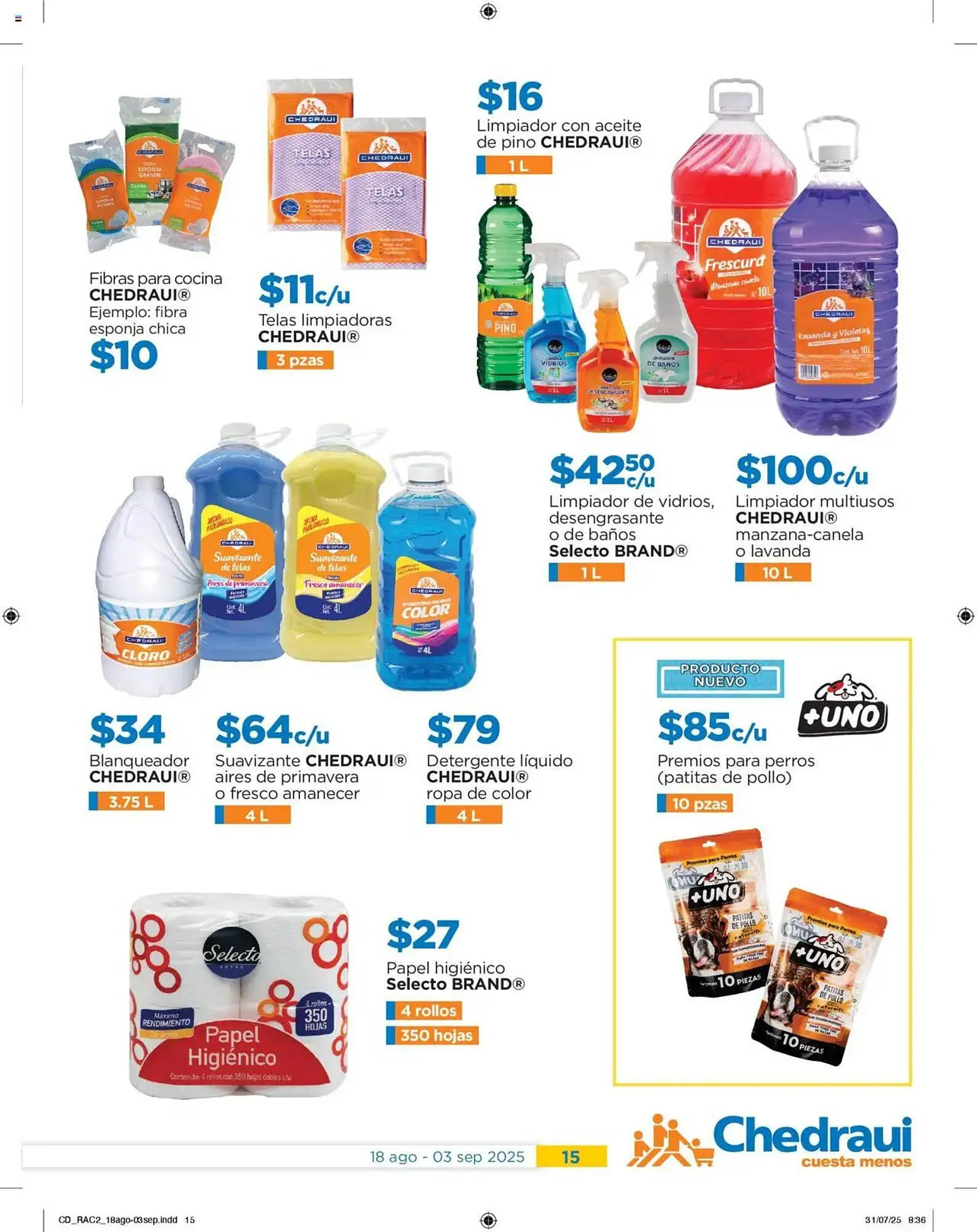 Catálogo de Catálogo Chedraui 18 de agosto al 3 de septiembre 2025 - Pagina 15