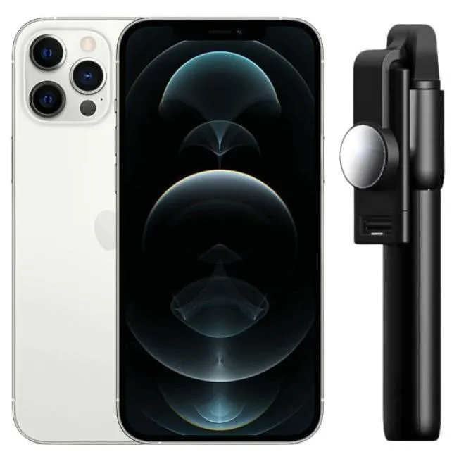 iPhone 12 Pro Reacondicionado 512gb Plata + Bastón Bluetooth
