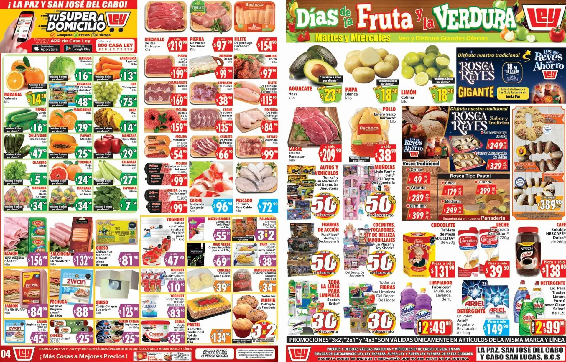 Catálogo de Folleto Casa Ley 6 de enero al 7 de enero 2026 - Pagina 1