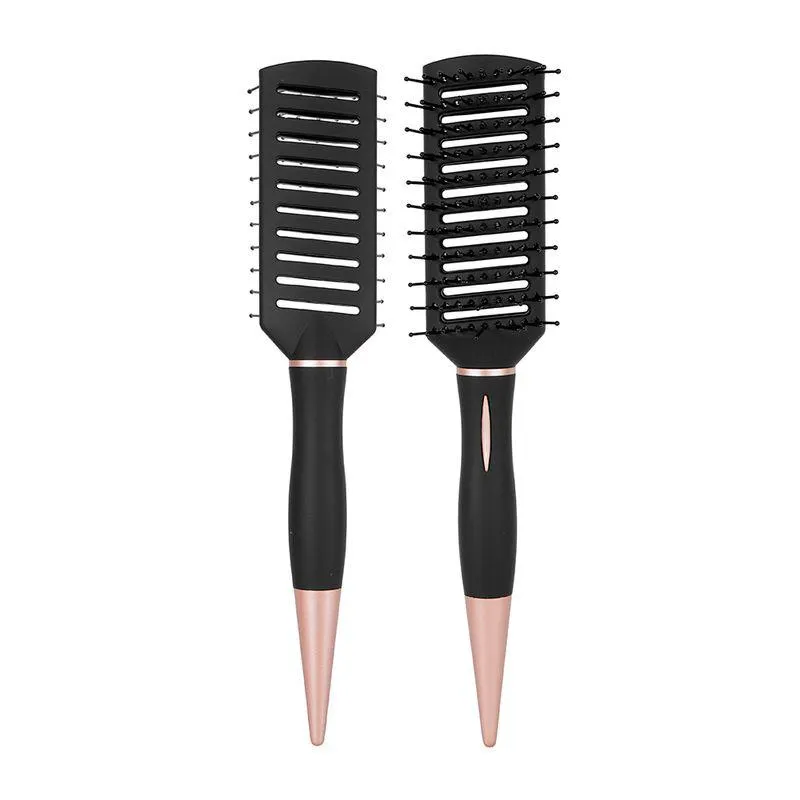 Cepillo Para Cabello Rectangular Con Ventilación Delux 28 cm