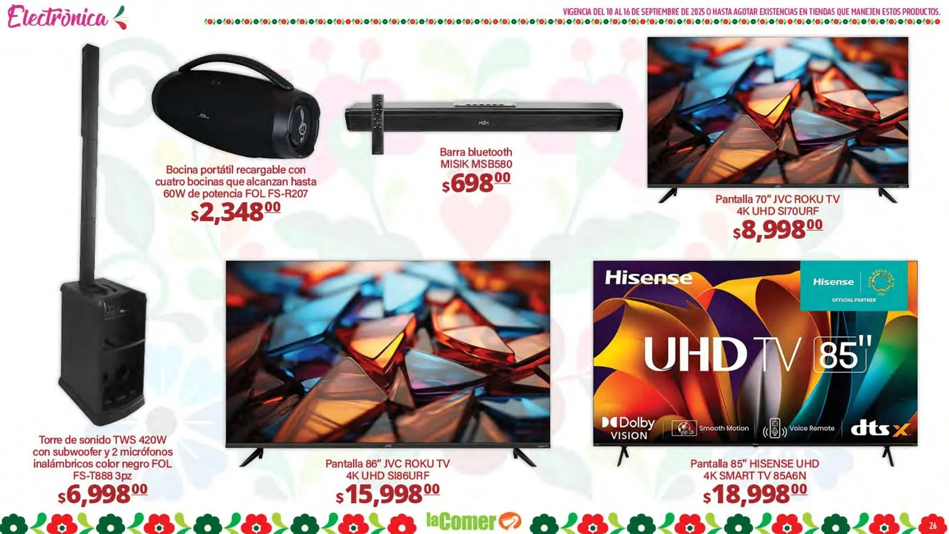 Catálogo de Folleto La Comer 10 de septiembre al 16 de septiembre 2025 - Pagina 26