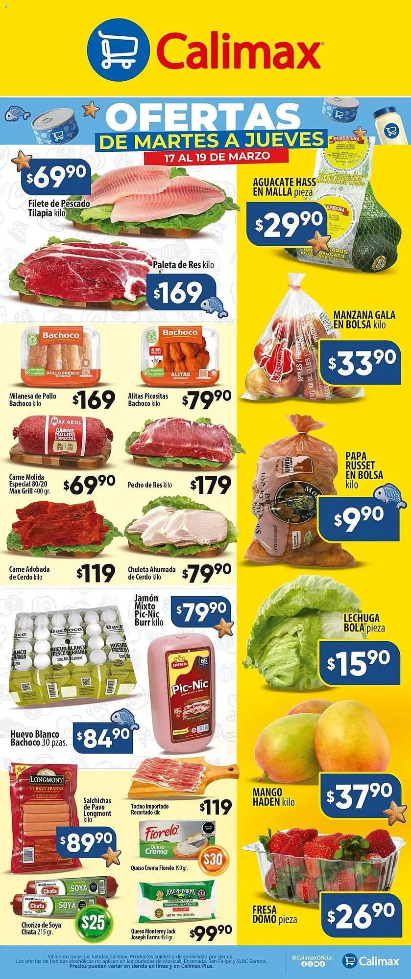 Catálogo de Folleto Calimax 17 de marzo al 20 de marzo 2026 - Pagina 1