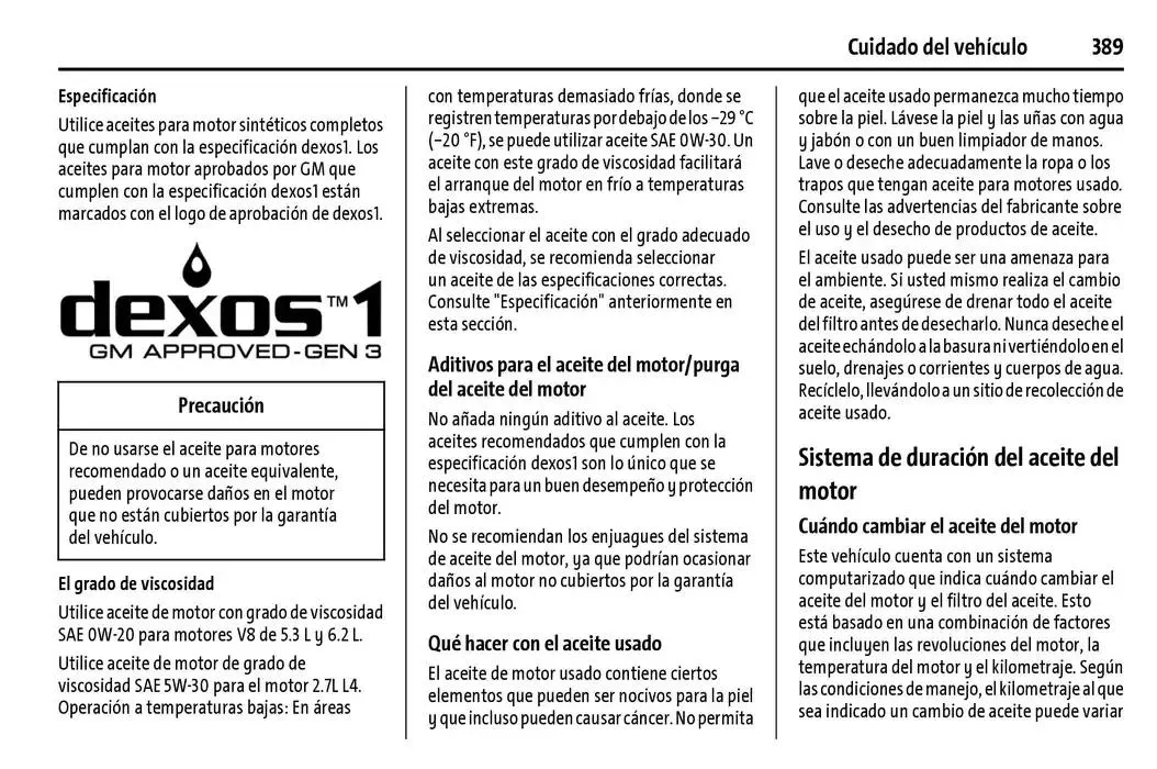 Catálogo de Cheyenne 2025 Manual del propietario 22 de enero al 31 de diciembre 2025 - Pagina 390