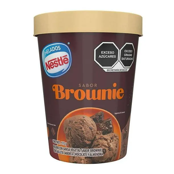 Helado Nestlé sabor brownie 515 g