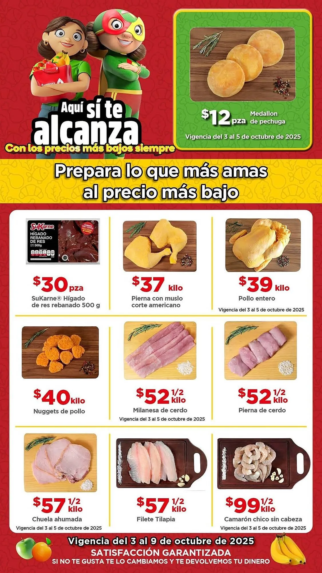 Catálogo de Folleto Bodega Aurrerá 3 de octubre al 9 de octubre 2025 - Pagina 1