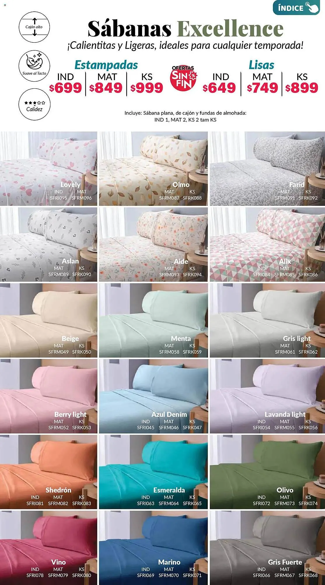 Catálogo de Catálogo Colchas Concord 1 de noviembre al 1 de febrero 2026 - Pagina 185