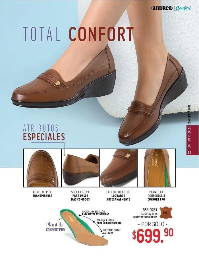 Catálogo de ANDREA - CALZADO CONFORT 26 de agosto al 25 de enero 2025 - Pagina 26