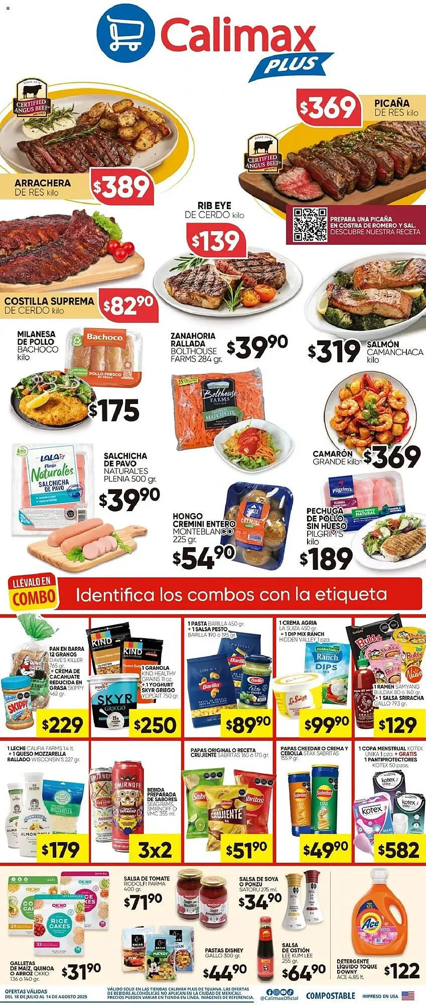 Catálogo de Catálogo Calimax 18 de julio al 15 de agosto 2025 - Pagina 1