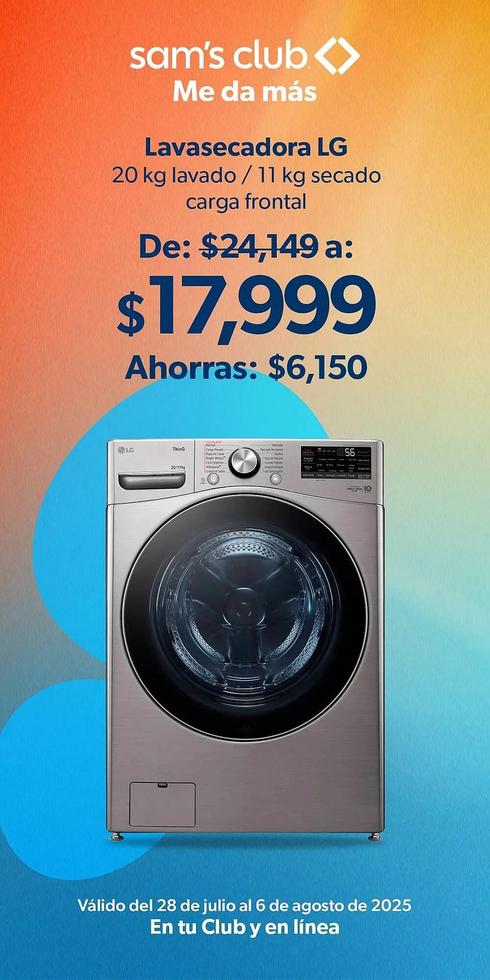 Catálogo de Catálogo Sam's Club 3 de agosto al 6 de agosto 2025 - Pagina 1