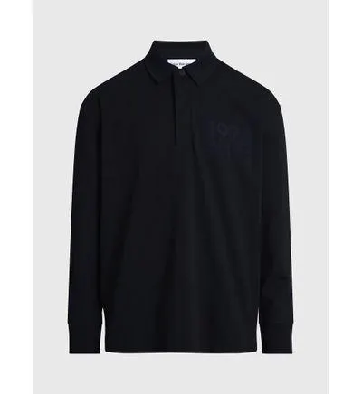 Polo Calvin Klein Oversized Hombre Negro