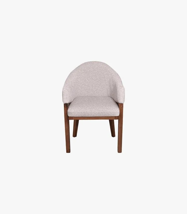 Silla Dorian de tela color beige