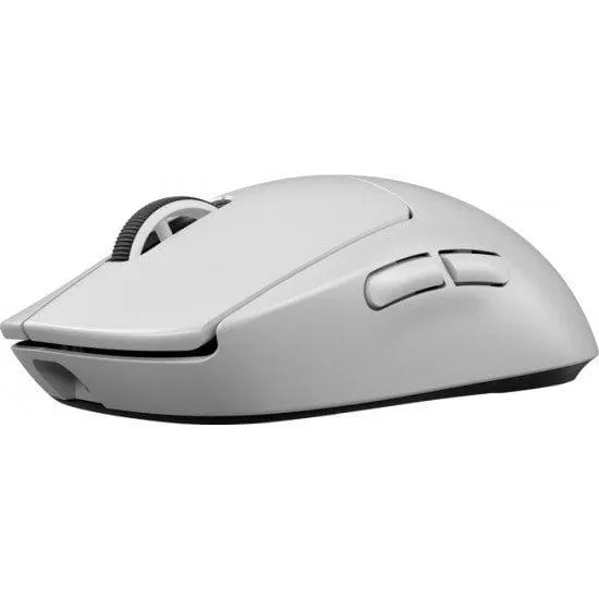 Mouse inalámbrico gamer LOGITECH G PRO X SUPERLIGHT 2/óptico/32.000 DPI/5 botones/USB/color blanco, 910-006637.