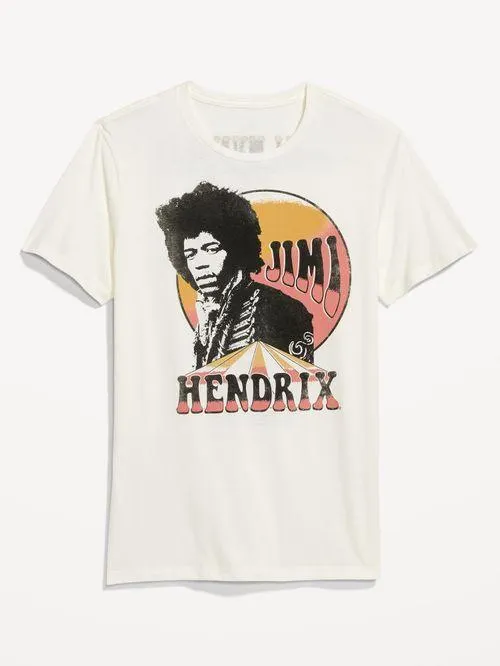 Playera con estampado gráfico de Jimi Hendrix™ Old Navy para Hombre