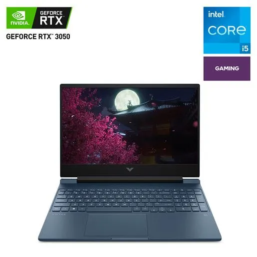Laptop Gamer Hp Victus 15 NVIDIA GeForce RTX 3050 Intel Core i5 15.6 pulg. 512GB SSD 8GB RAM