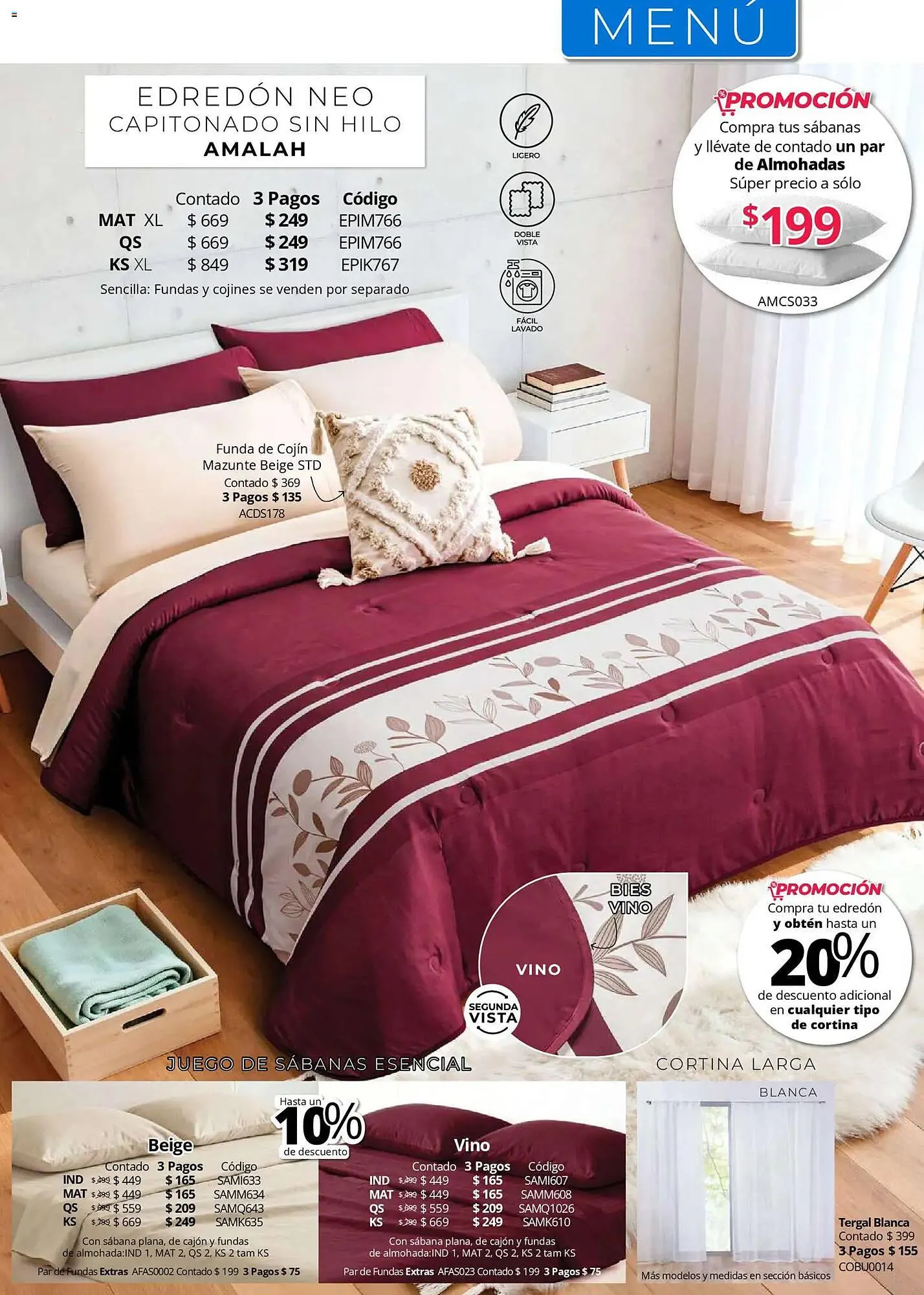 Catálogo de Catálogo Colchas Concord 1 de mayo al 1 de agosto 2026 - Pagina 84