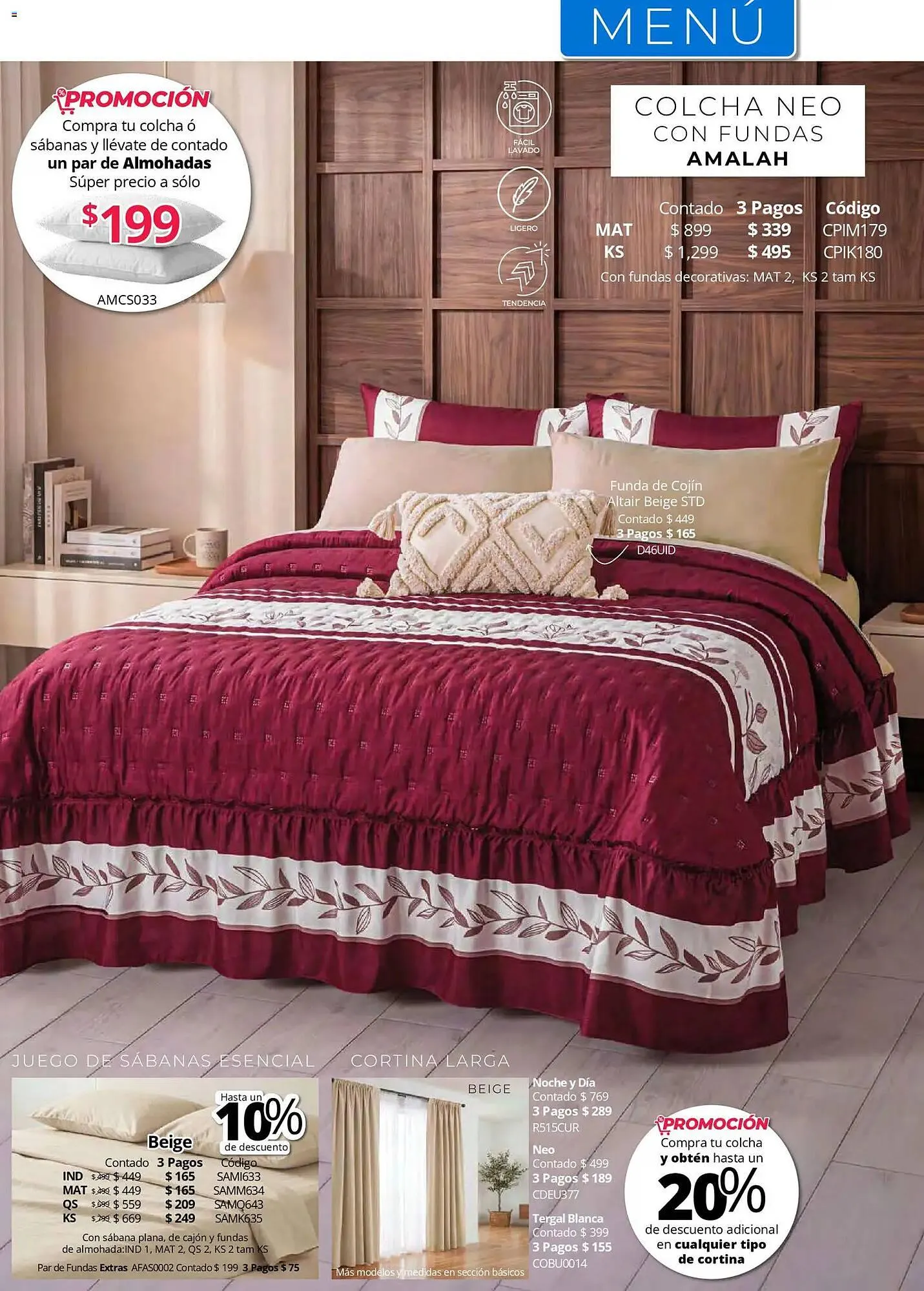Catálogo de Catálogo Colchas Concord 1 de mayo al 1 de agosto 2026 - Pagina 125