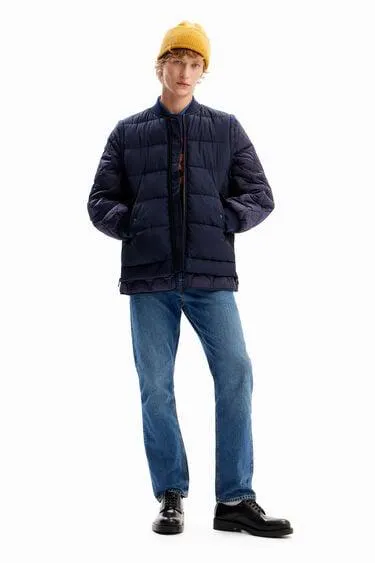 Bomber acolchada desmontable