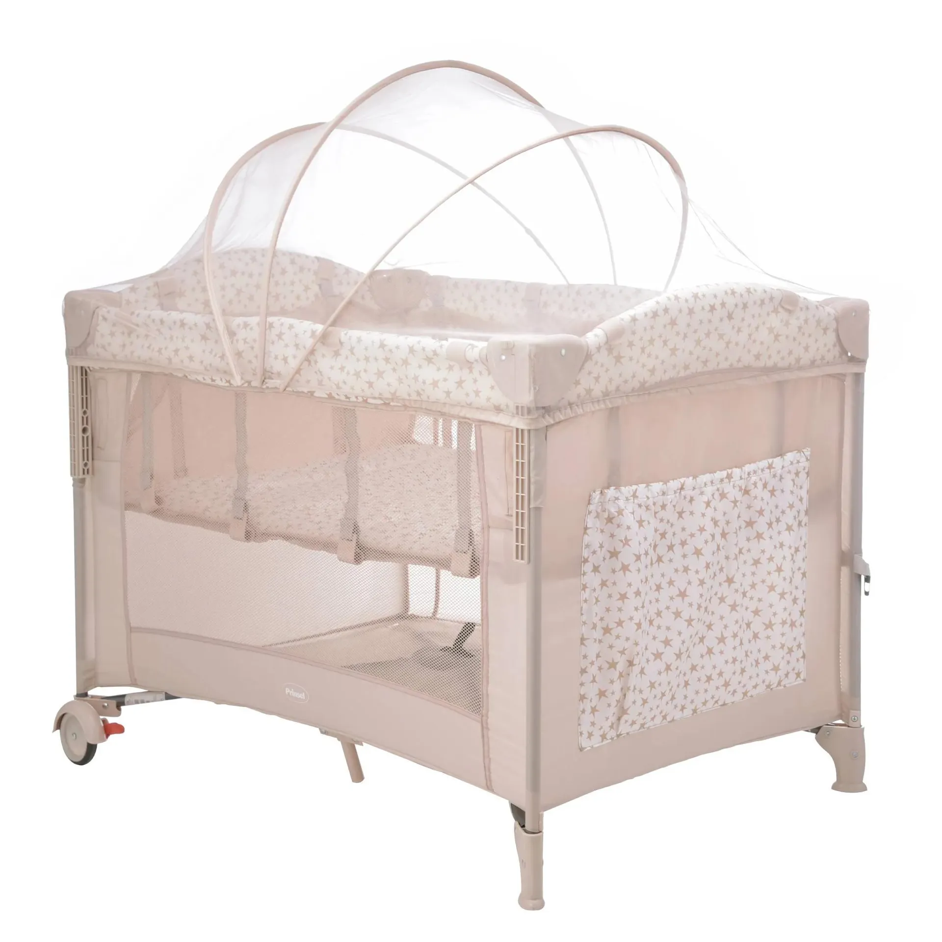 CORRAL COLECHO Stars Beige Prinsel Baby Colecho