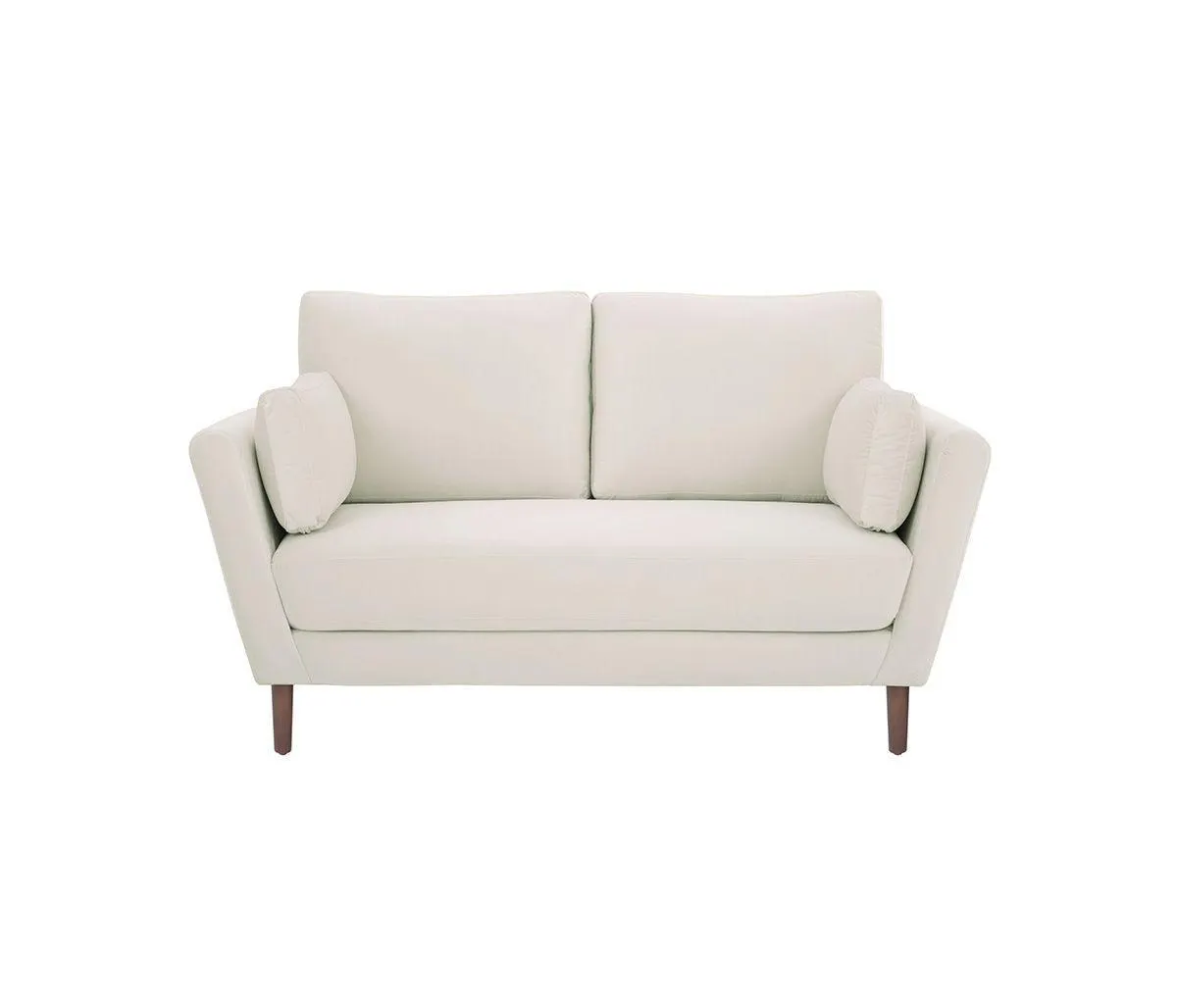 Sofá 2 cuerpos Levanto pata nogal - Hueso