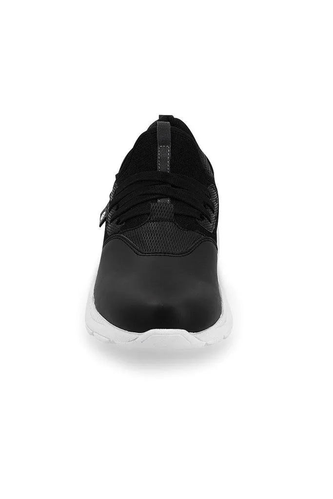 027765 Tenis Casual Caballero Color Negro Con Detalle Gris