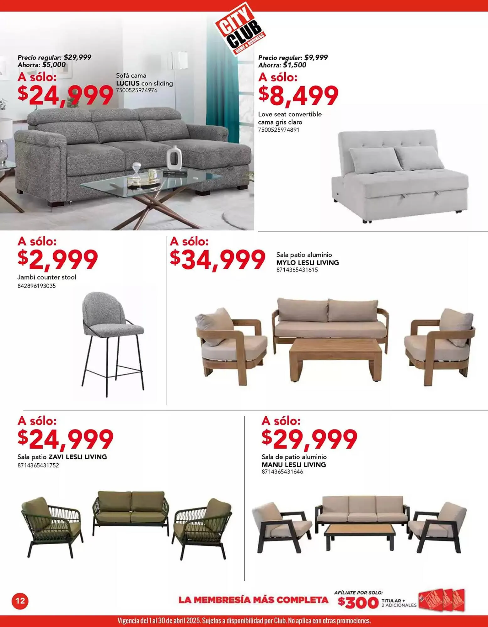 Catálogo de Catálogo City Club 1 de abril al 30 de abril 2025 - Pagina 12