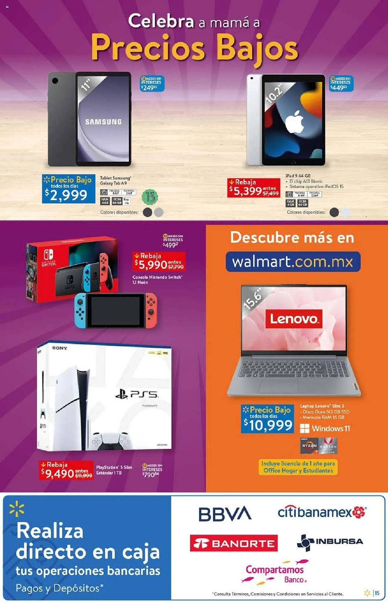 Catálogo de Catálogo Walmart 1 de mayo al 23 de mayo 2024 - Pagina 15