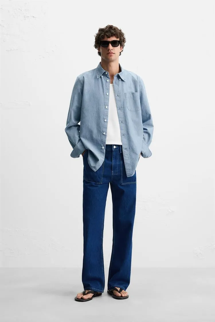 CAMISA ESTRUCTURA CHAMBRAY