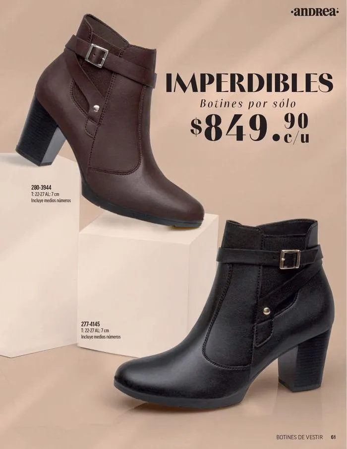 Catálogo de ANDREA - CALZADO DAMA 26 de agosto al 25 de enero 2025 - Pagina 157