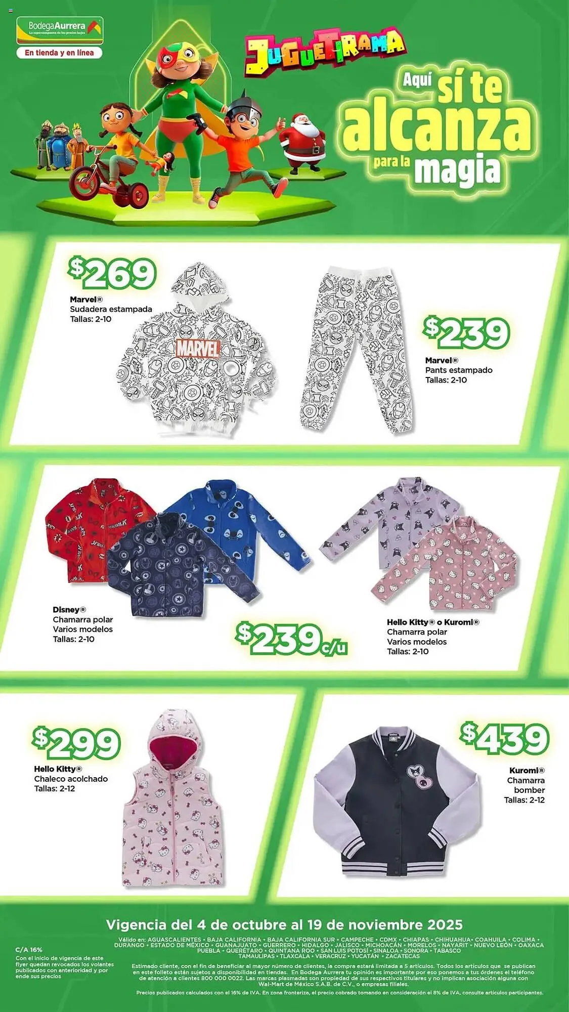 Catálogo de Folleto Bodega Aurrerá 4 de octubre al 20 de noviembre 2025 - Pagina 9