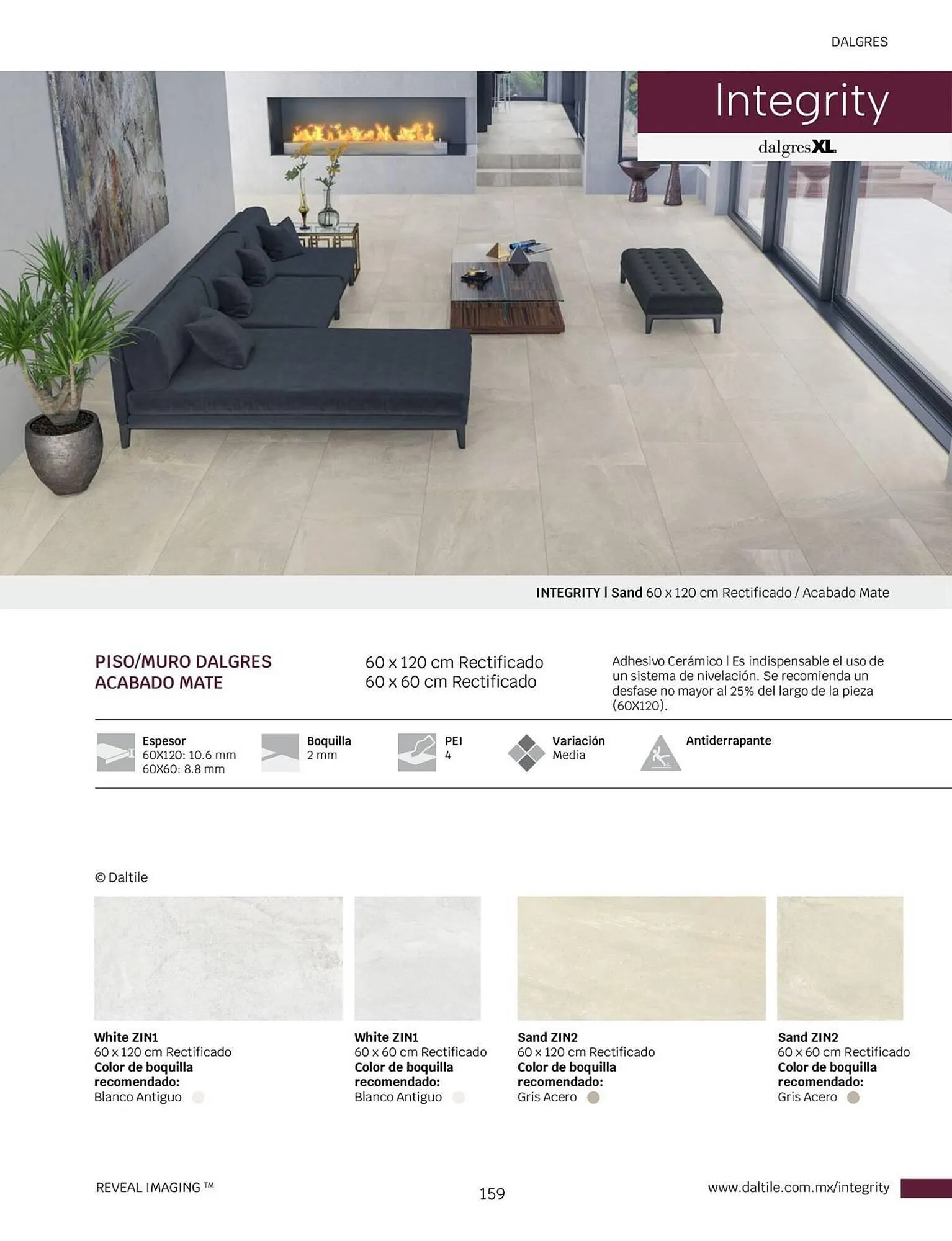 Catálogo de Catálogo Daltile 1 de enero al 31 de diciembre 2024 - Pagina 159