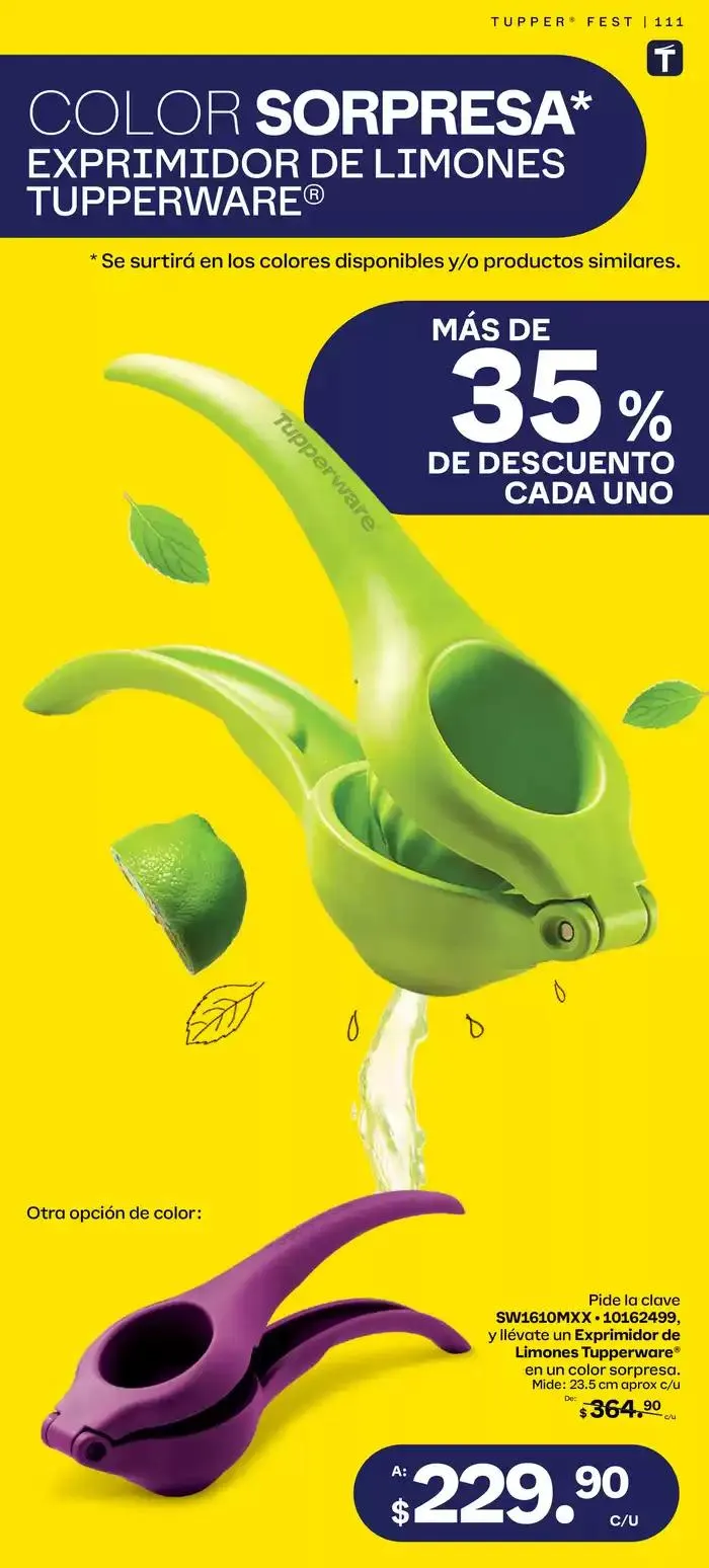 Catálogo de Tupper Tips 20 de diciembre al 29 de diciembre 2024 - Pagina 111