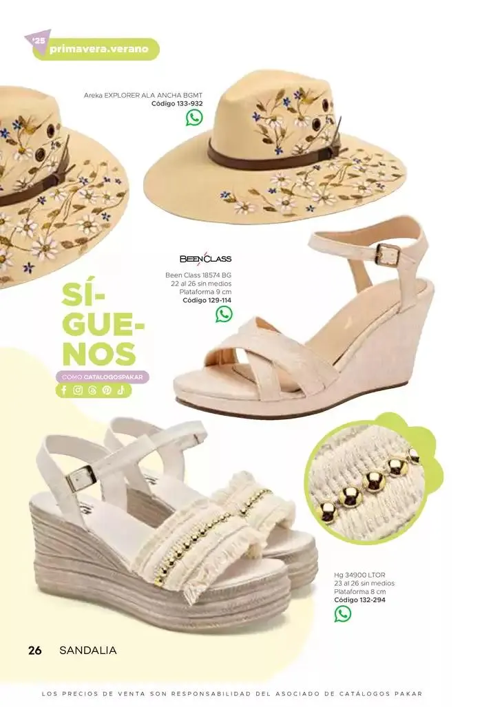 Catálogo de Pakar Sandalia 31 de enero al 31 de mayo 2025 - Pagina 26