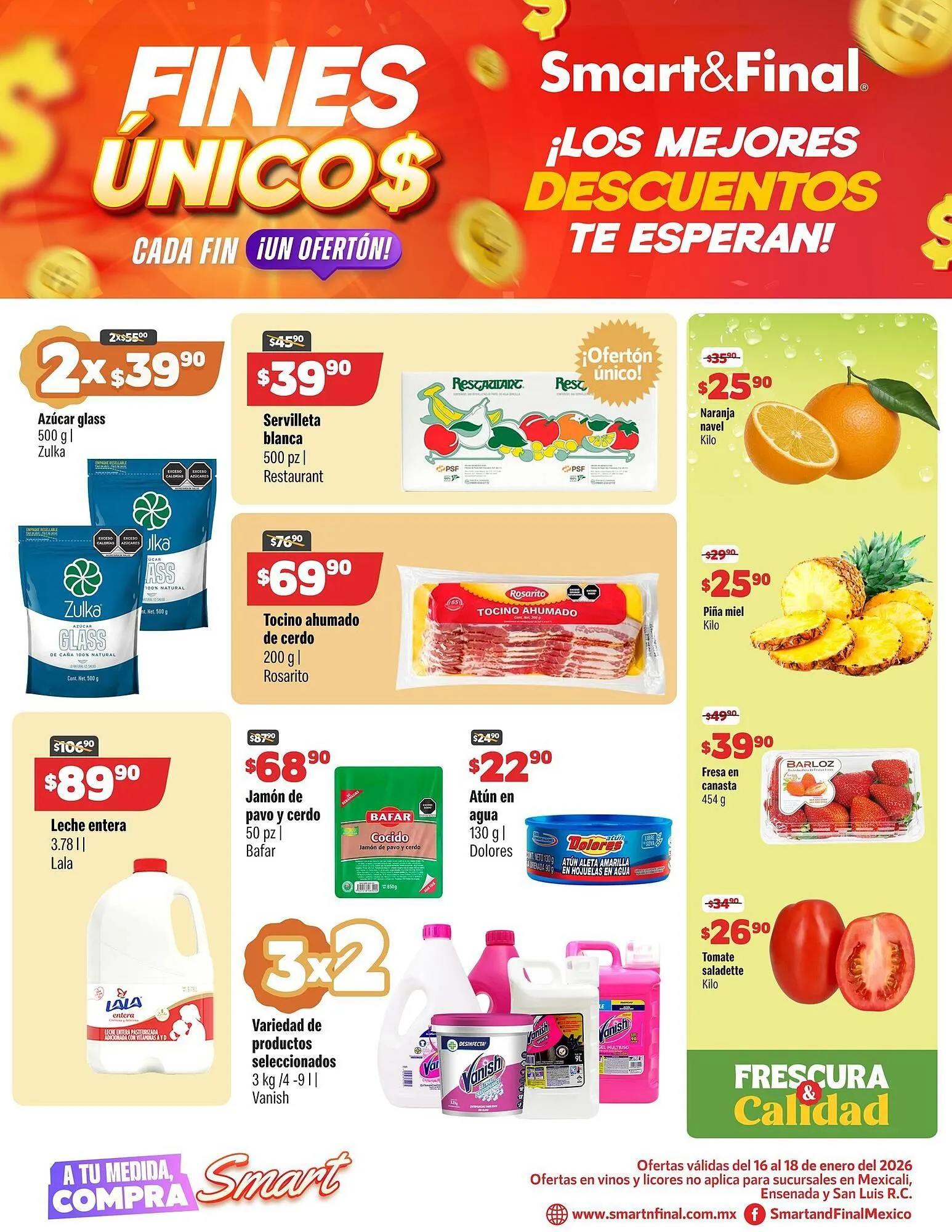 Catálogo de Catálogo Smart & Final 16 de enero al 18 de enero 2026 - Pagina 1