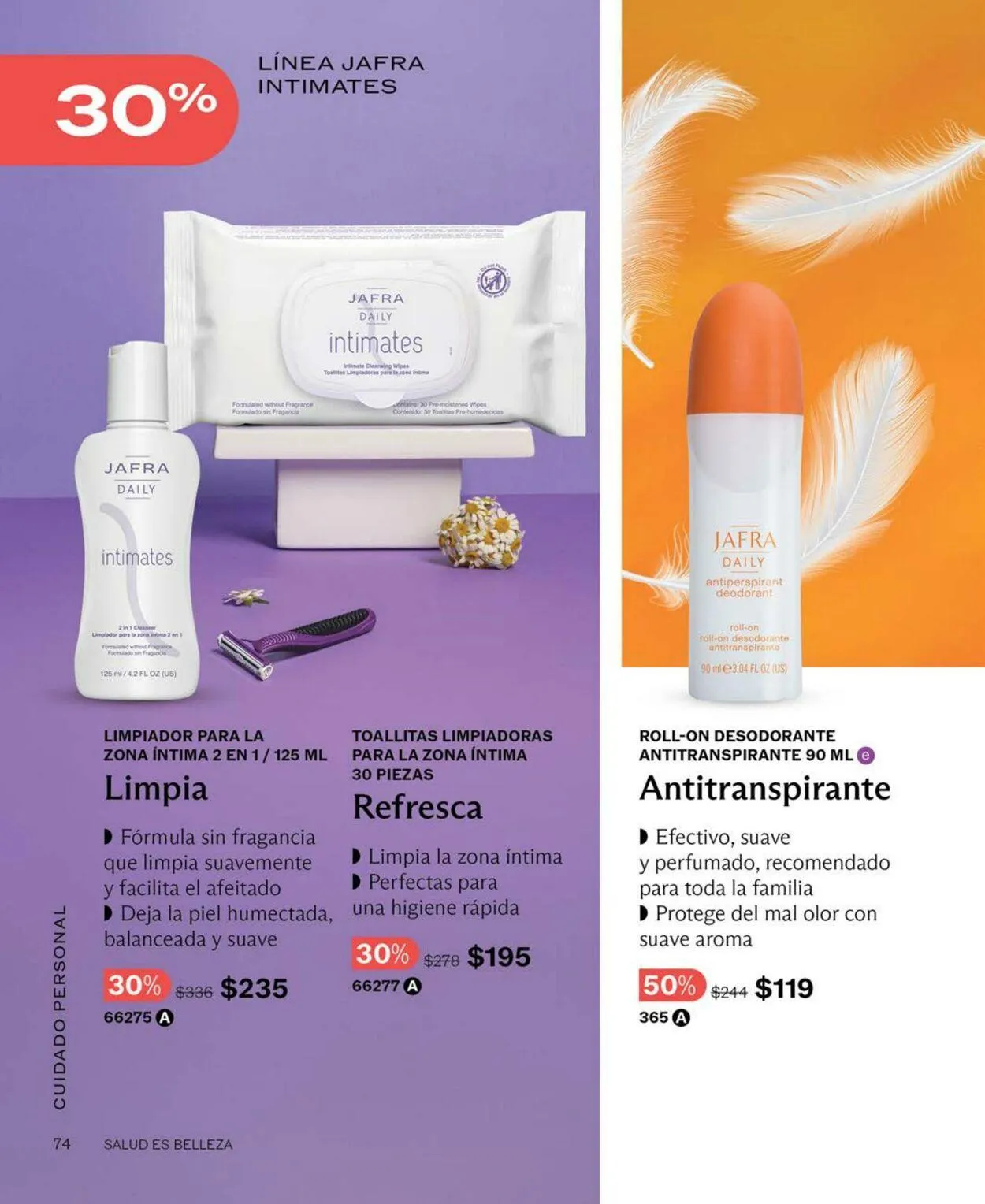 Catálogo de Jafra Oferta actual 29 de enero al 12 de febrero 2025 - Pagina 74