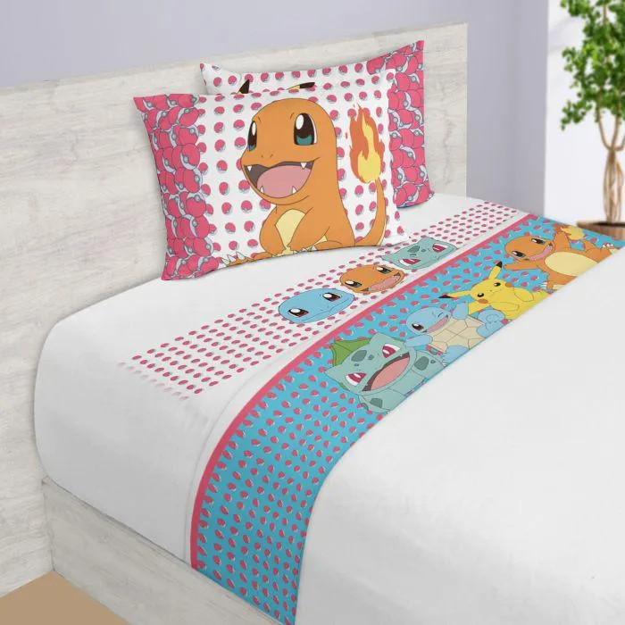 SET DE SABANAS MATRIMONIAL POKEMON