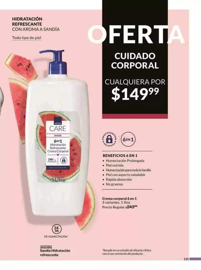 Catálogo de Avon COSMÉTICOS C3 3 de enero al 3 de febrero 2025 - Pagina 155