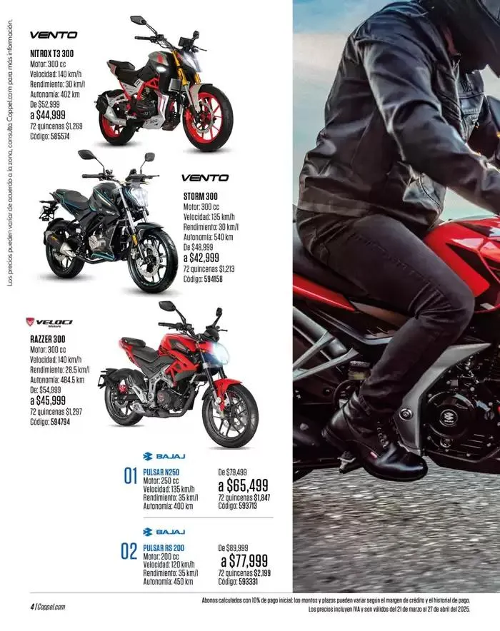 Catálogo de REVISTA MARZO REVISTA MOTOS I 24 de marzo al 27 de abril 2025 - Pagina 4