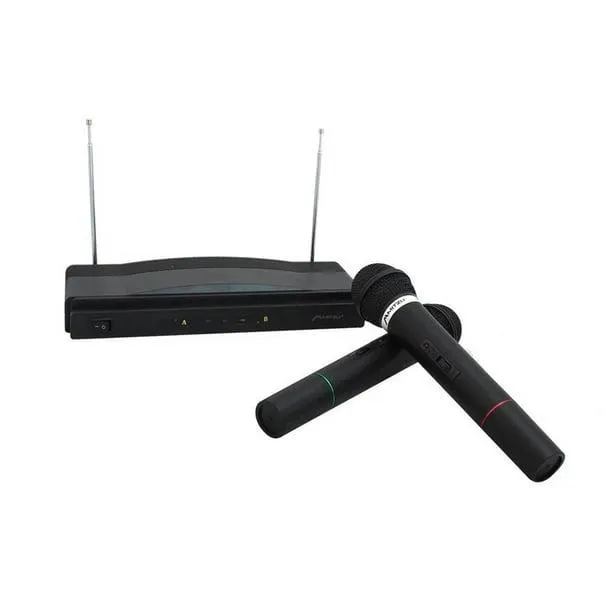 Set de Micrófonos Inalámbricos Mitzu 12-3002 Negros