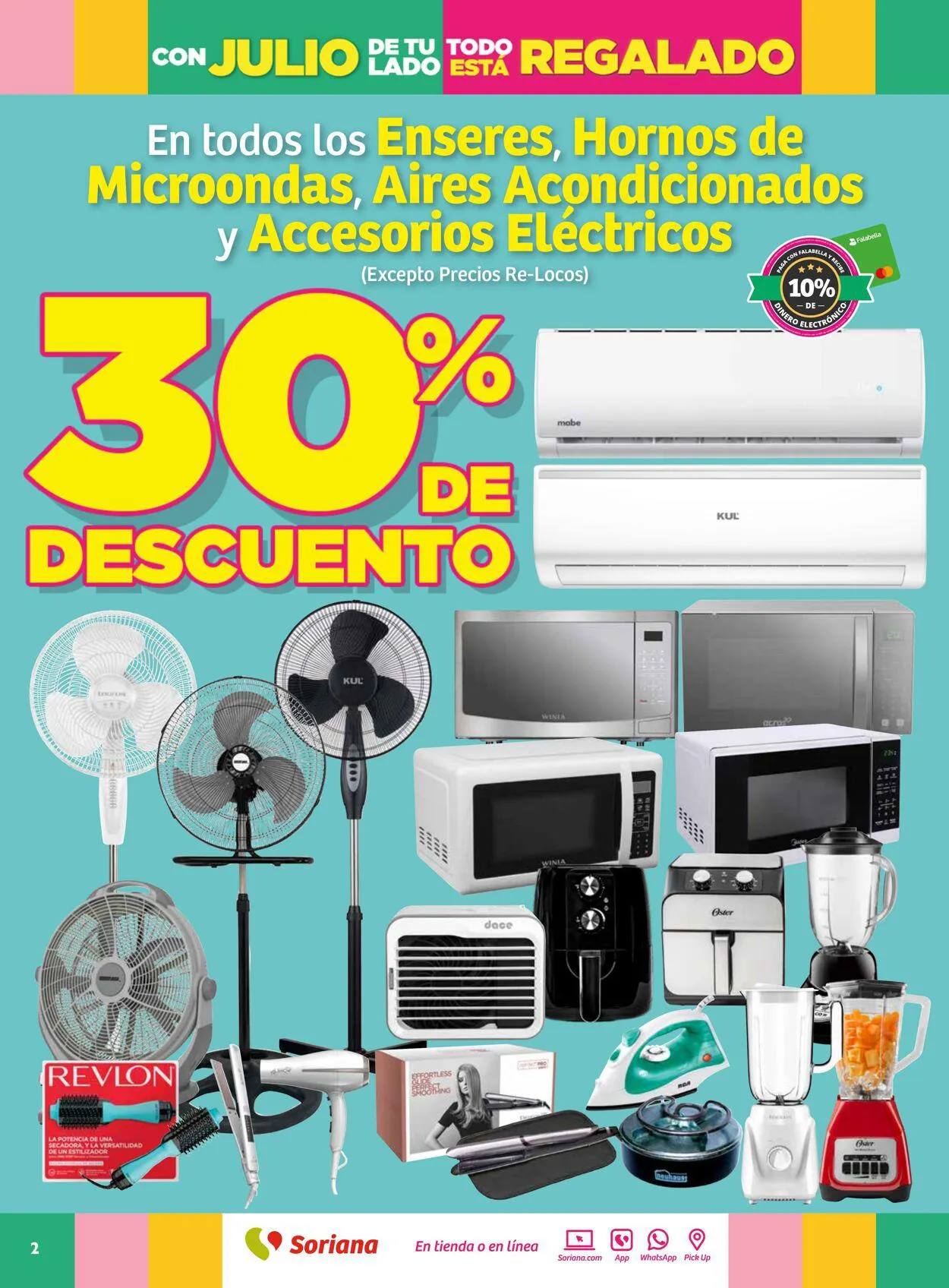 Catálogo de Soriana - Folleto Julio Regalado Mercado Nacional Oferta actual 20 de julio al 27 de julio 2023 - Pagina 2