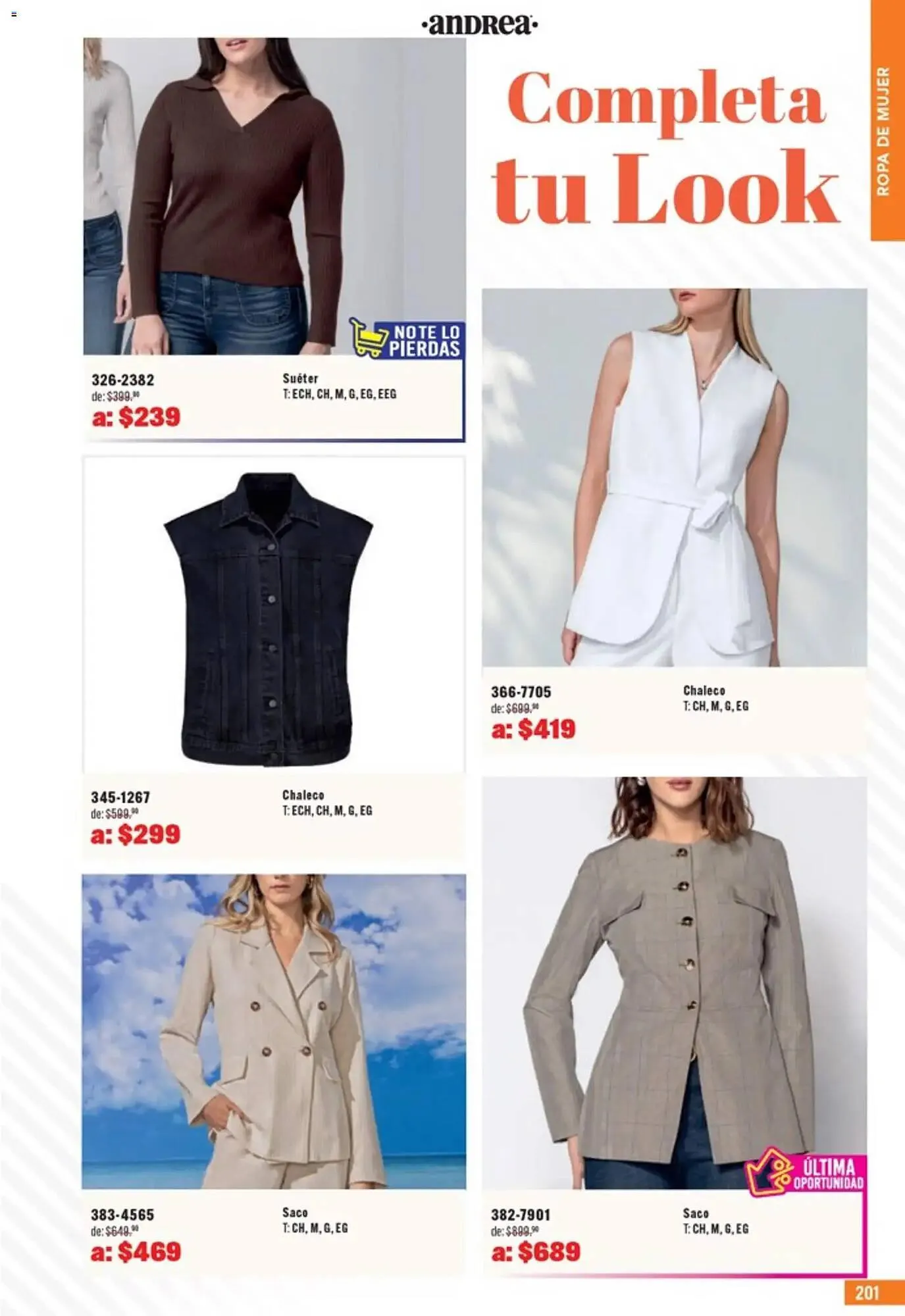 Catálogo de Catálogo Andrea 5 de abril al 2 de mayo 2026 - Pagina 201