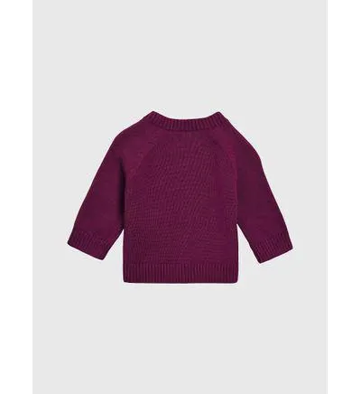 Suéter Calvin Klein Monograma Bebé Morado