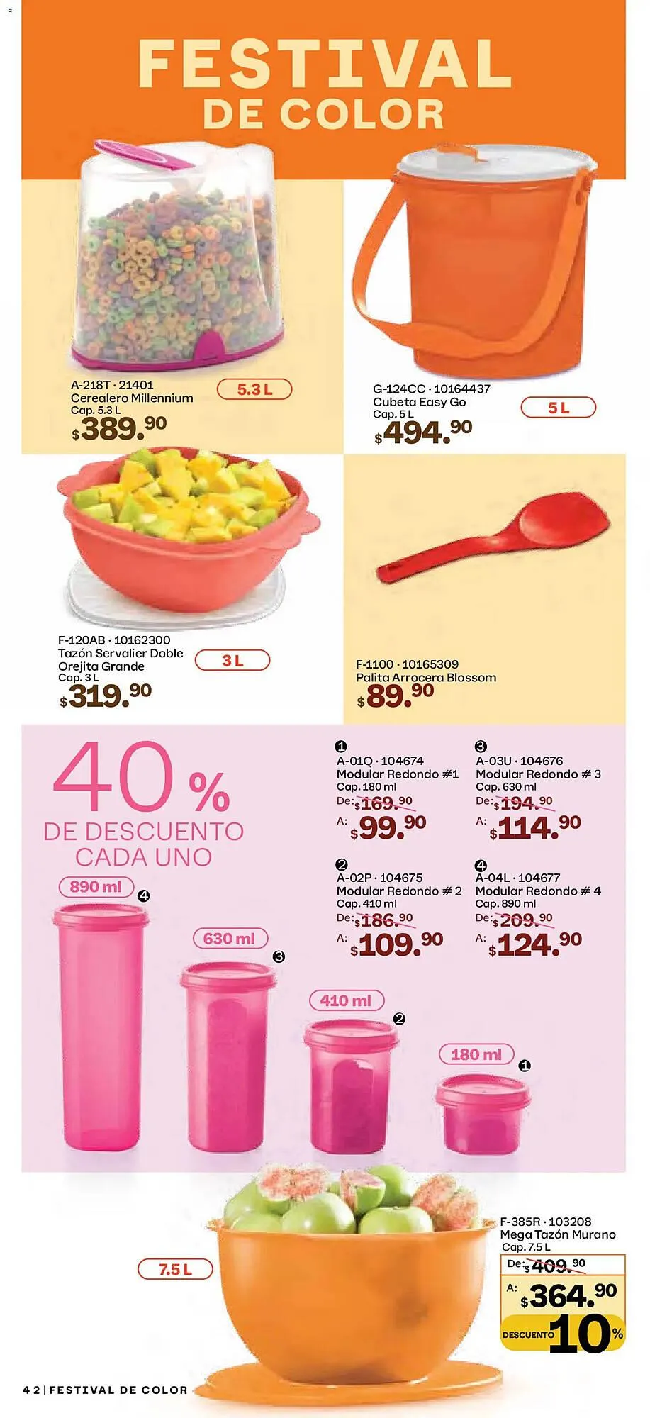 Catálogo de Catálogo Tupperware 29 de diciembre al 26 de enero 2026 - Pagina 42