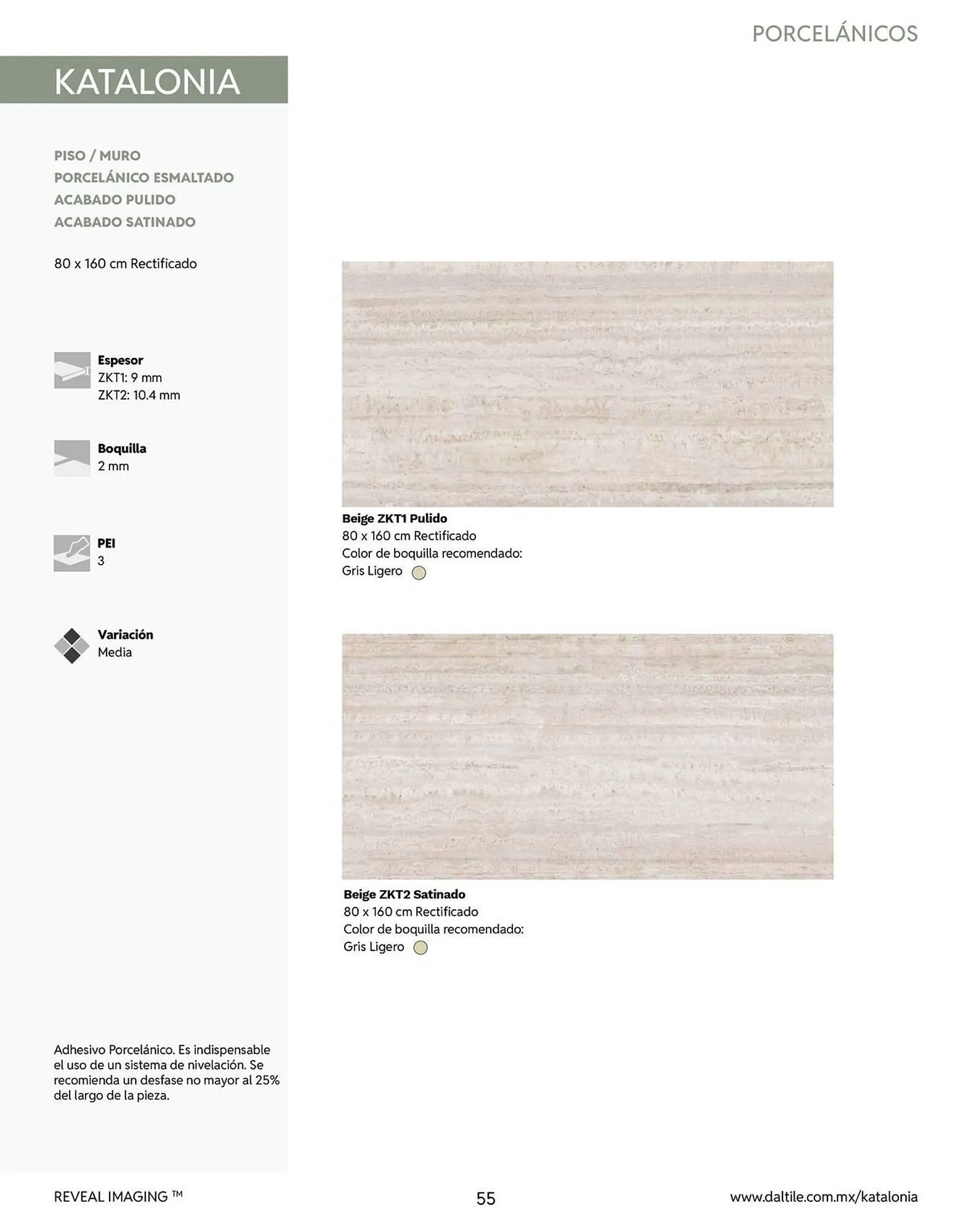 Catálogo de Catálogo Daltile 13 de enero al 31 de diciembre 2026 - Pagina 55
