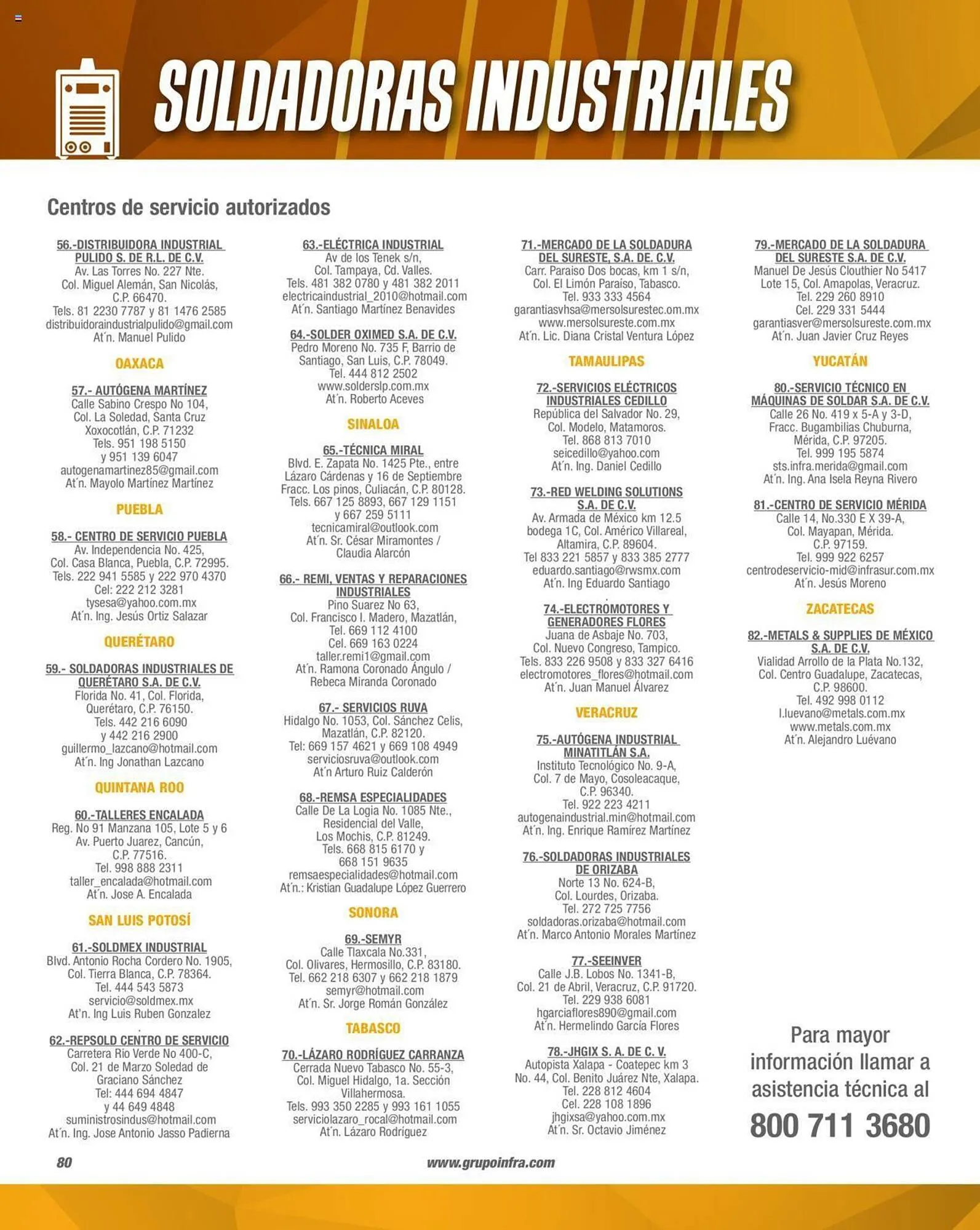 Catálogo de Catálogo Infra 1 de febrero al 31 de diciembre 2023 - Pagina 82