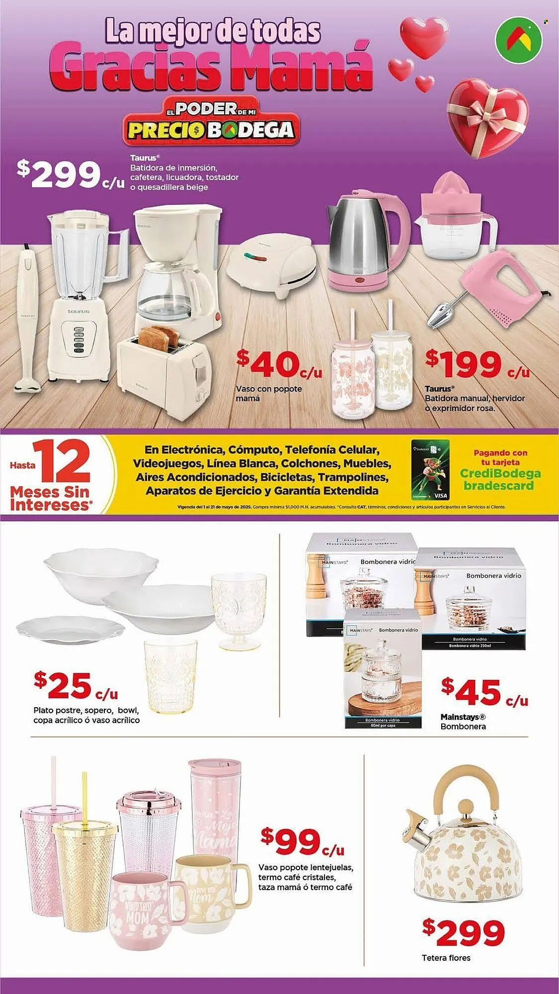 Catálogo de Catálogo Bodega Aurrerá 1 de mayo al 22 de mayo 2025 - Pagina 4