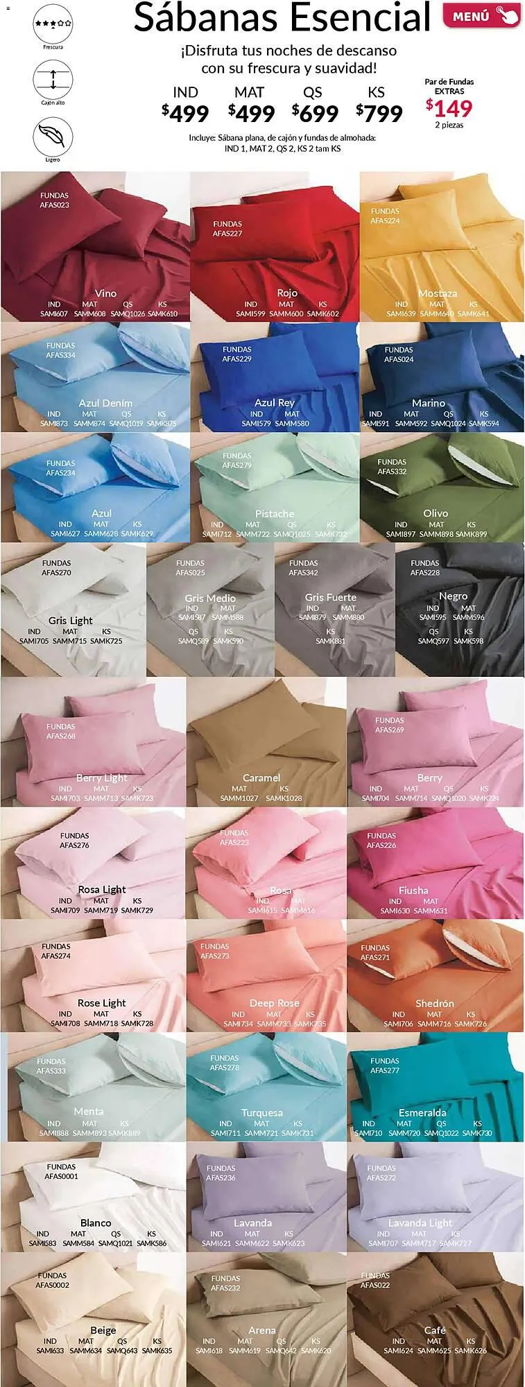 Catálogo de Catálogo Colchas Concord 1 de febrero al 2 de mayo 2026 - Pagina 89